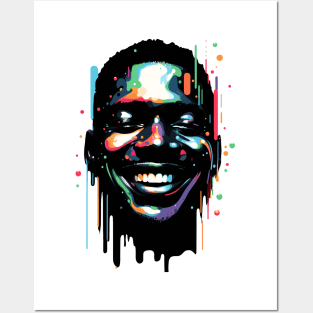 Afrocentric Man Multicolored Posters and Art